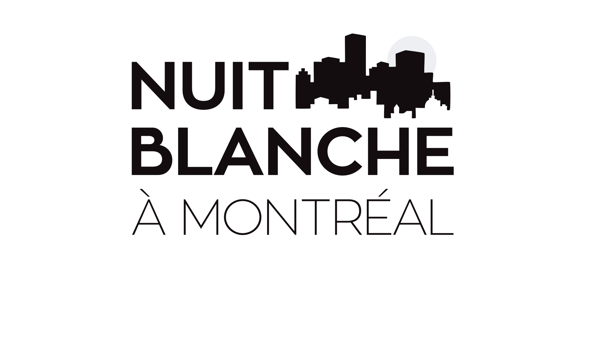 logo Nuit blanche Montréal en lumière 