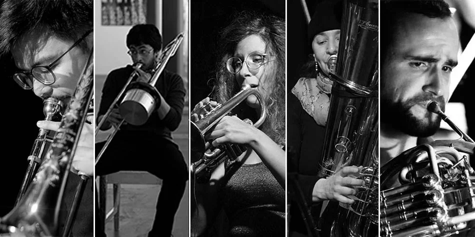 visuel du concert avec les photos des musiciens