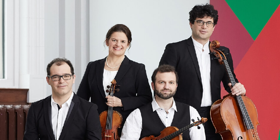 Photo of the Molinari quartet
