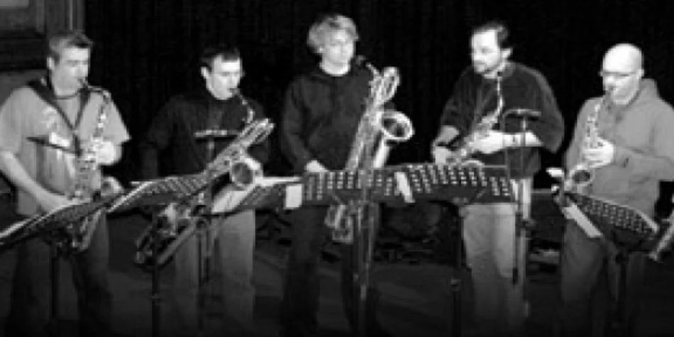 Photo of saxophone players