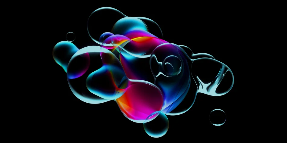 Cinq pièces liquides visuel quasar