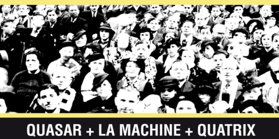 Photo ancienne d'une assemblée