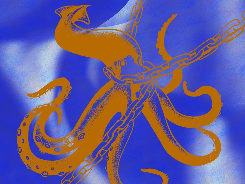 squid in chains