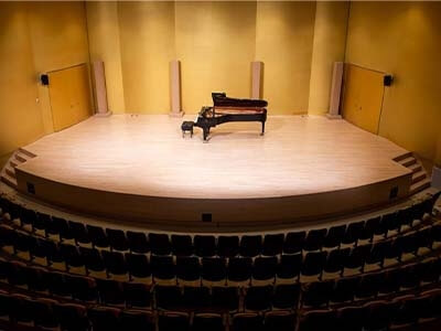 Photo de la salle de concert du Conservatoire